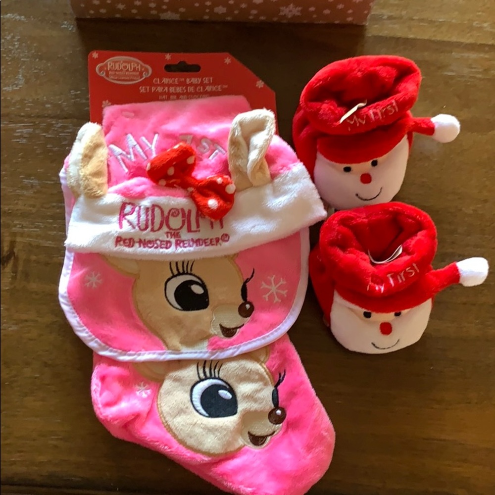 0-6 month holiday pj set